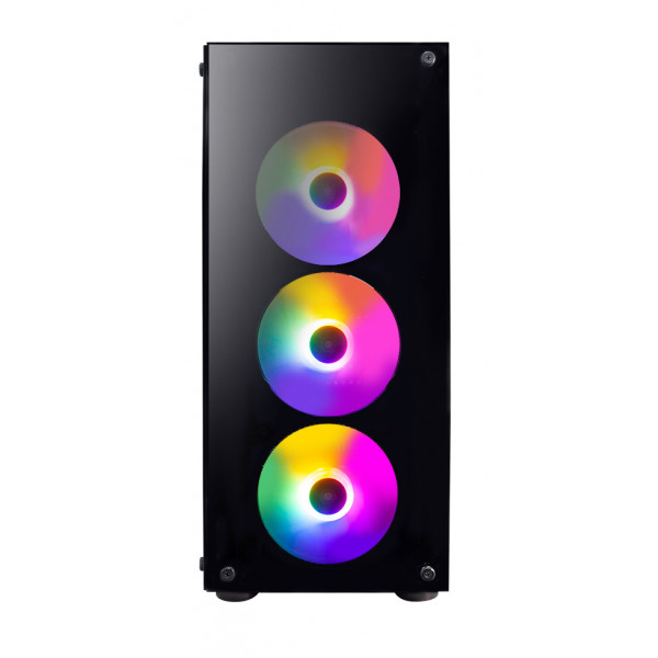 Фото - Корпус 1stPlayer V3-B-4F1 Black без БП