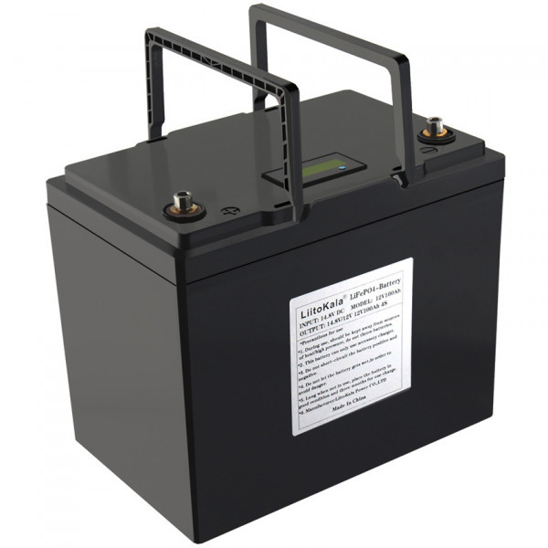 Фото - Акумулятор для ДБЖ LiitoKala 12V 100Ah LiFePO4 LCD
