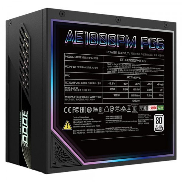 Фото - Блок питания для ПК Gigabyte GP-AE1000PM PG5