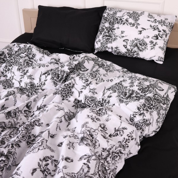 Фото - Комплект постельного белья MirSon King Size 220х240 см 17-4840 Deborah  Бязь (2200009579356)