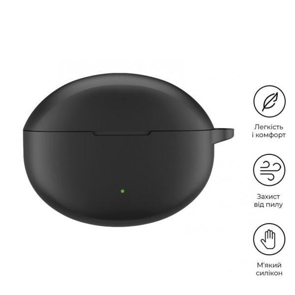 Фото - Чохол для навушників BeCover Silicon for OPPO Enco Air4 Pro (ETEA1) Black (713222)