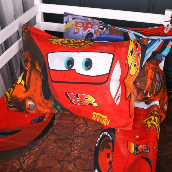 Фото - Комплект постільної білизни MirSon 175х210 см Kids Time 17-0889 Cars Retro Race Бязь (2200012388600)