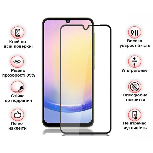 Фото - Защитное стекло для смартфона BeCover for Samsung Galaxy A26 SM-A266 Black (712885)
