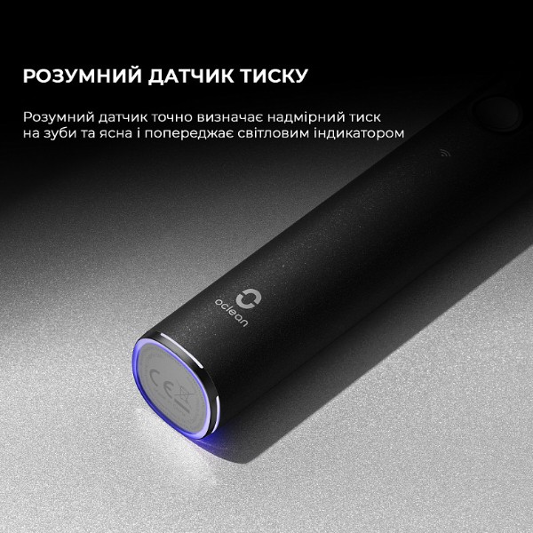 Фото - Зубна щітка електрична Oclean X Ultra 20 Electric Toothbrush Black (6970810557121)