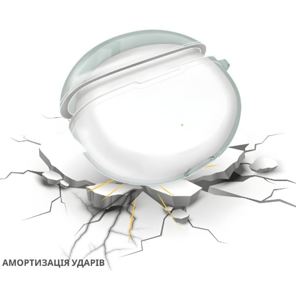 Фото - Чохол для навушників BeCover Soft TPU for OPPO Enco Air4 Pro (ETEA1) Transparent (714836)