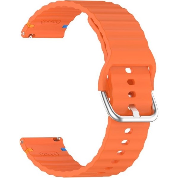 Фото - Ремінець для смарт-годинника BeCover Ribbed Tape (22mm) for Huawei Watch GT 5 / GT 4 (46mm) / GT 3 (46mm) / GT 2 (46mm) / GT 2 Pro / Watch GS Pro Orange (714289)