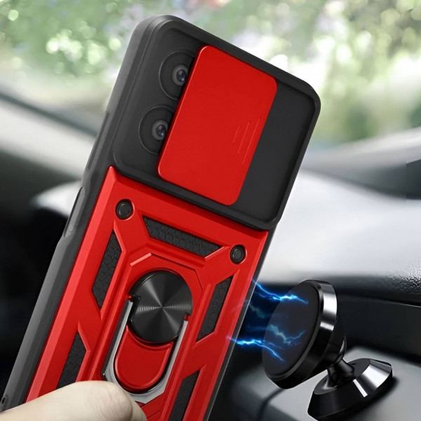 Фото - Чохол для смартфону BeCover Military for Poco M6 Pro 5G Red (710940)