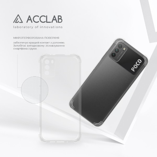 Фото - Чохол для смартфону ACCLAB Shockproof for Xiaomi Poco M3 Light (1283126554070)