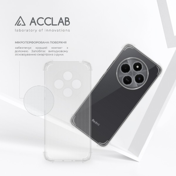 Фото - Чехол для смартфона ACCLAB Shockproof for Xiaomi Redmi 14C Light (1283126606632)