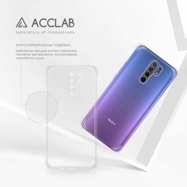 Фото - Чехол для смартфона ACCLAB Shockproof for Xiaomi Redmi 9/9 Prime Light (1283126588181)