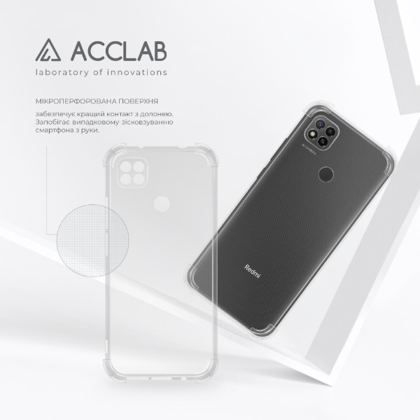 Фото - Чохол для смартфону ACCLAB Shockproof for Xiaomi Redmi 9C Light (1283126554117)