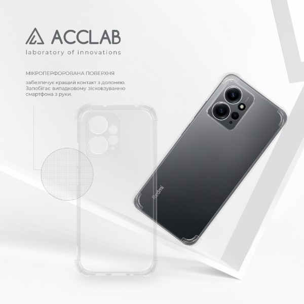 Фото - Чохол для смартфону ACCLAB Shockproof for Xiaomi Redmi Note 12 4G Light (1283126576423)