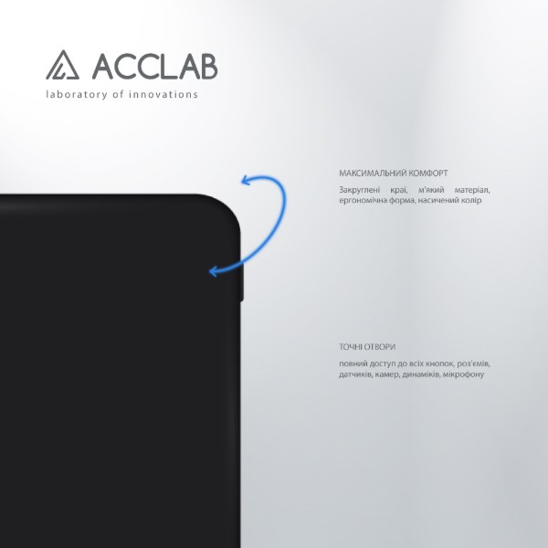 Фото - Чохол для смартфону ACCLAB Silicone Case for Xiaomi Poco X6 Pro Black (1283126602238)
