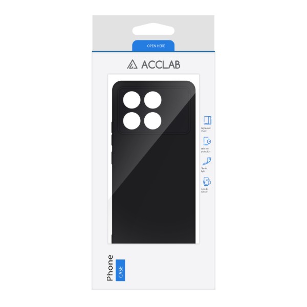 Фото - Чохол для смартфону ACCLAB Silicone Case for Xiaomi Poco X6 Pro Black (1283126602238)