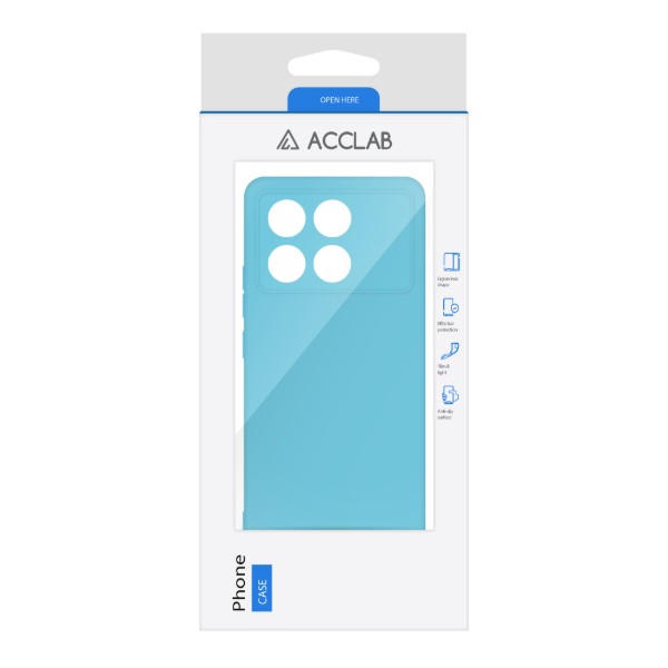 Фото - Чохол для смартфону ACCLAB Silicone Case for Xiaomi Poco X6 Pro Blue (1283126602207)