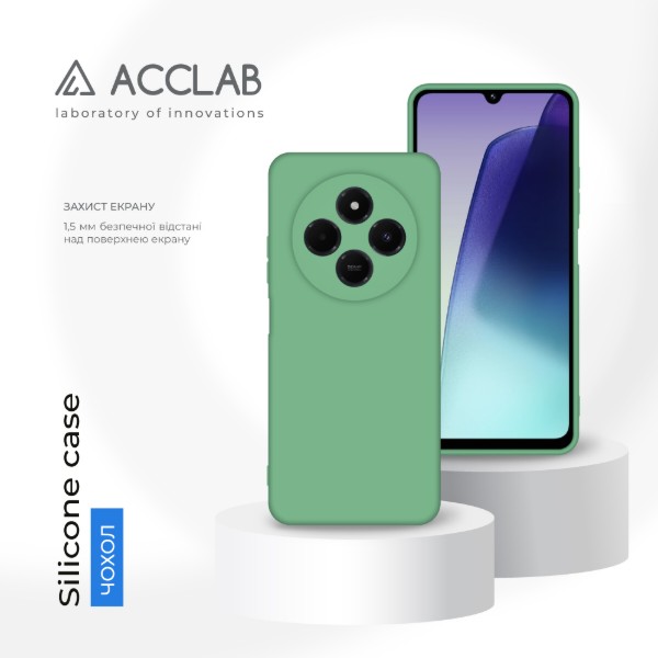Фото - Чохол для смартфону ACCLAB Silicone Case for Xiaomi Redmi 14C 4G Green (1283126617058)