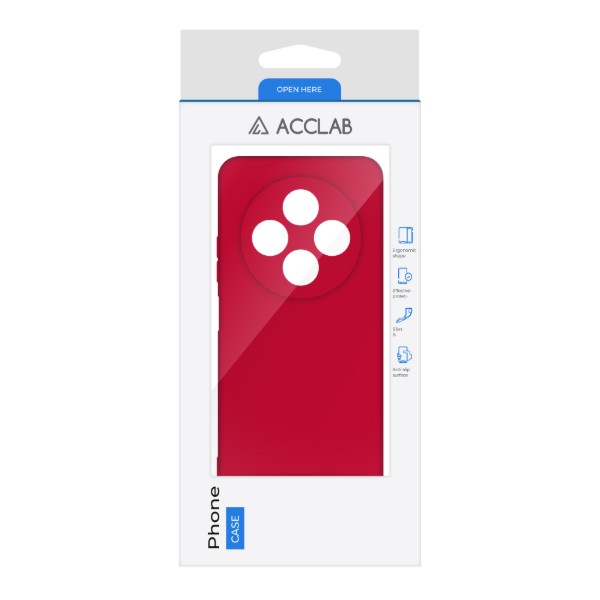 Фото - Чехол для смартфона ACCLAB Silicone Case for Xiaomi Redmi 14C 4G Red (1283126617119)