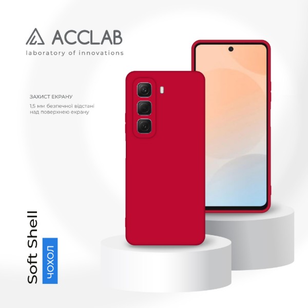 Фото - Чохол для смартфону ACCLAB SoftShell for Infinix Hot 50 4G Dark Green (1283126618482)