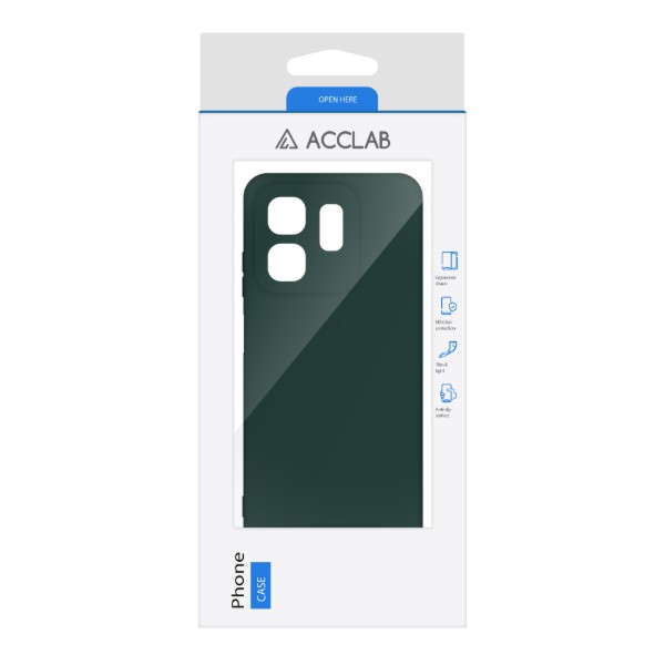 Фото - Чехол для смартфона ACCLAB SoftShell for Infinix Hot 50i Dark Green (1283126611643)