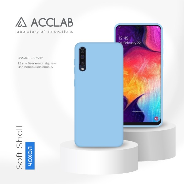 Фото - Чехол для смартфона ACCLAB SoftShell for Samsung Galaxy A50 Blue (1283126567629)