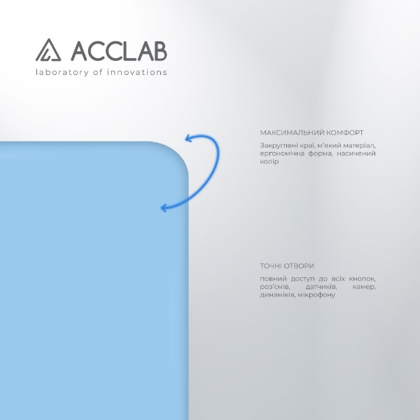 Фото - Чехол для смартфона ACCLAB SoftShell for Samsung Galaxy A50 Blue (1283126567629)