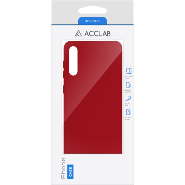 Фото - Чехол для смартфона ACCLAB SoftShell for Samsung Galaxy A50 Red (1283126560620)
