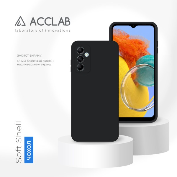 Фото - Чехол для смартфона ACCLAB SoftShell for Samsung Galaxy M14 5G Black (1283126576102)