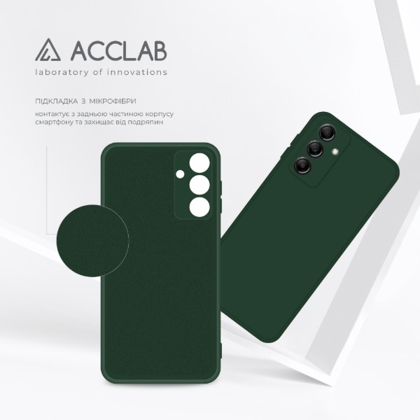 Фото - Чехол для смартфона ACCLAB SoftShell for Samsung Galaxy M14 5G Dark Green (1283126586972)