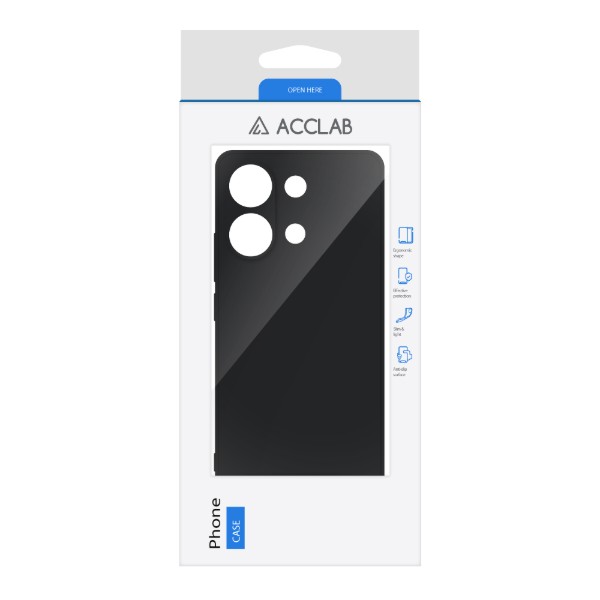 Фото - Чохол для смартфону ACCLAB SoftShell for Xiaomi Redmi Note 13 4G Black (1283126592157)