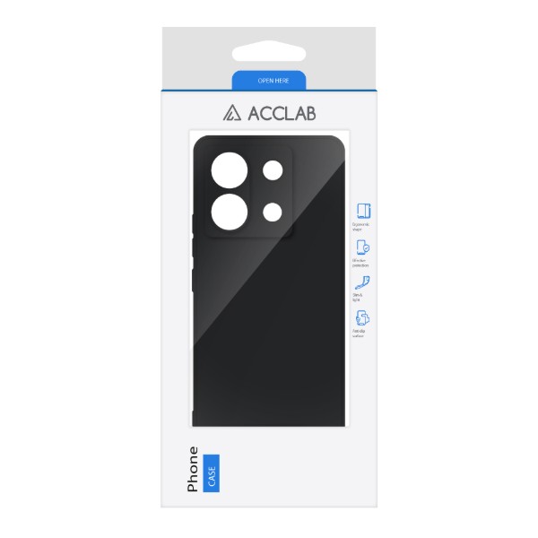 Фото - Чохол для смартфону ACCLAB SoftShell for Xiaomi Redmi Note 13 Pro 5G Black (1283126592188)
