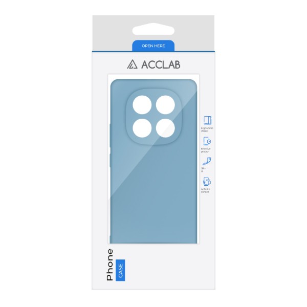 Фото - Чохол для смартфону ACCLAB SoftShell for Xiaomi Redmi Note 14 Pro 5G Light Blue (1283126620096)