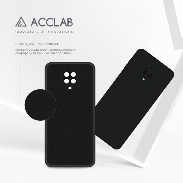 Фото - Чохол для смартфону ACCLAB SoftShell for Xiaomi Redmi Note 9S Black (1283126587467)