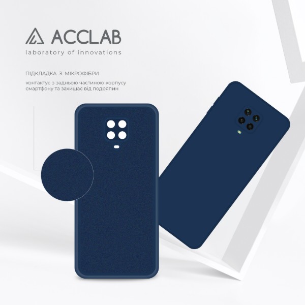 Фото - Чохол для смартфону ACCLAB SoftShell for Xiaomi Redmi Note 9S Blue (1283126587429)