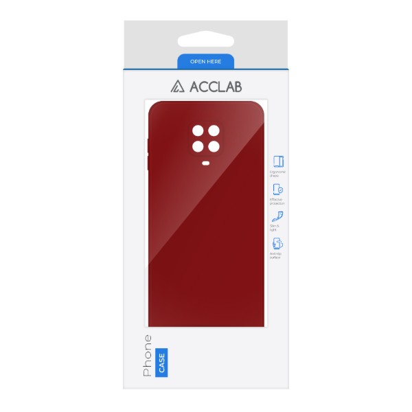Фото - Чохол для смартфону ACCLAB SoftShell for Xiaomi Redmi Note 9S Red (1283126587450)