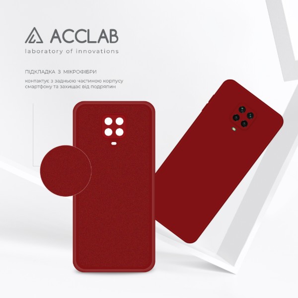 Фото - Чохол для смартфону ACCLAB SoftShell for Xiaomi Redmi Note 9S Red (1283126587450)