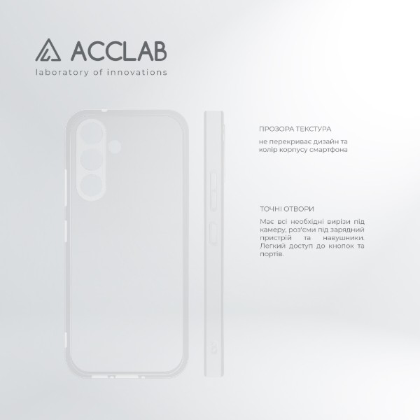 Фото - Чохол для смартфону ACCLAB TPU for Samsung Galaxy A34 5G Light (1283126566486)