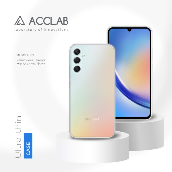 Фото - Чохол для смартфону ACCLAB TPU for Samsung Galaxy A34 5G Light (1283126566486)