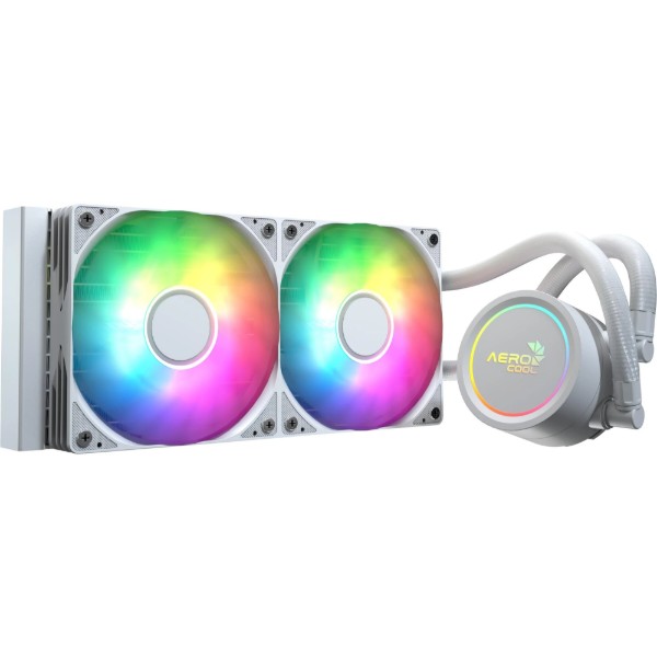 Фото - Водяная система охлаждения AEROCOOL Abyss L240R White (ACLA-AB24117.21)