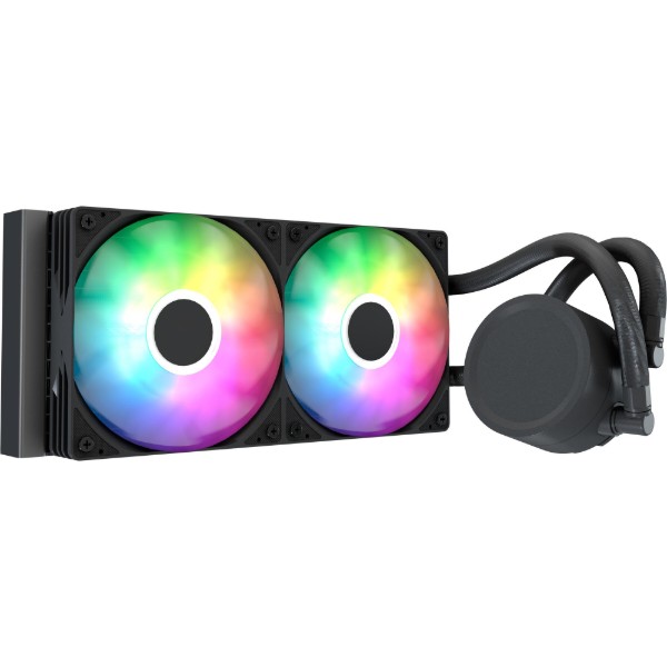 Фото - Водяна система охолодження AEROCOOL Abyss L240R Digi Black (ACLA-AD24117.11)