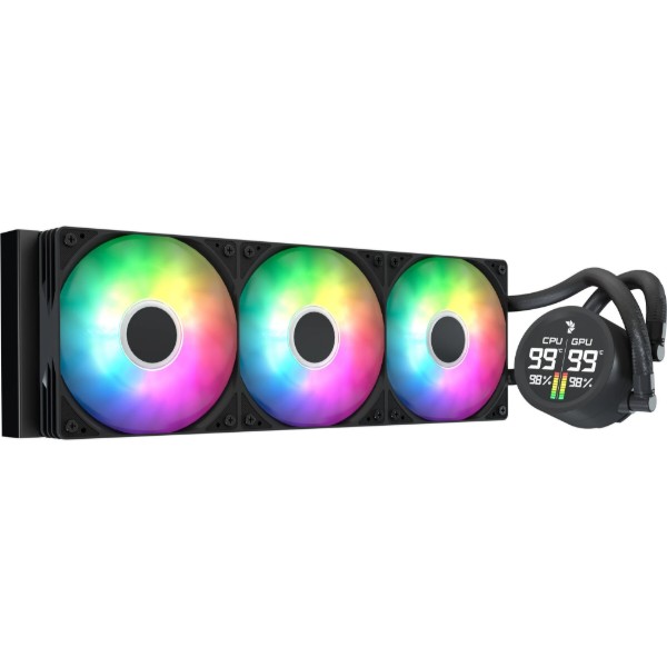 Фото - Водяна система охолодження AEROCOOL Abyss L360R Digi Black (ACLA-AD36117.11)