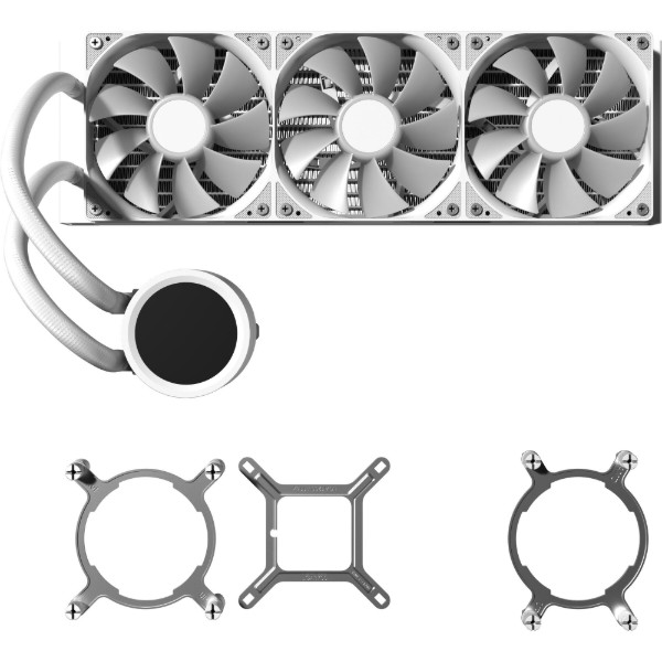 Фото - Водяная система охлаждения AEROCOOL Abyss L360R Digi White (ACLA-AD36117.21)
