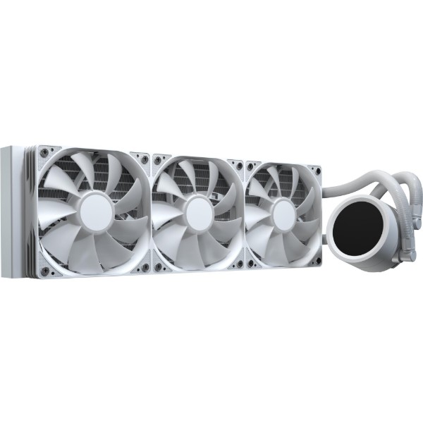 Фото - Водяная система охлаждения AEROCOOL Abyss L360R Digi White (ACLA-AD36117.21)