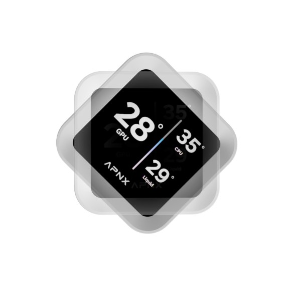 Фото - Водяная система охлаждения APNX LC1-D 360 WH (APLA-SV36117.21)