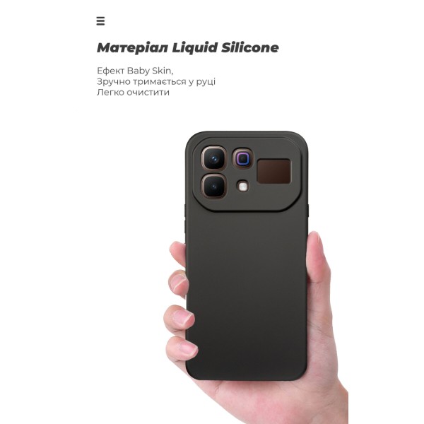 Фото - Чехол для смартфона Armorstandart ICON for Infinix Note 60 Pro 5G Camera cover Black (ARM91854)