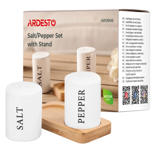 Фото - Емкость для специй и приправ ARDESTO Midori 7 см 3 пр. White (AR0966)
