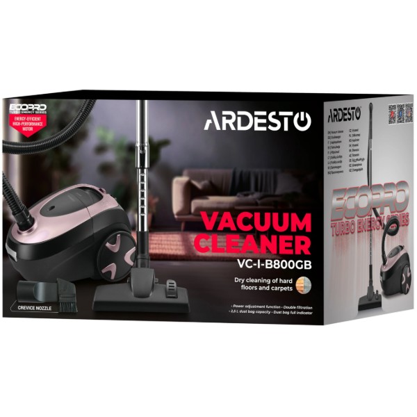 Фото - Пылесос для сухой уборки с мешком ARDESTO VC-I-B800GB