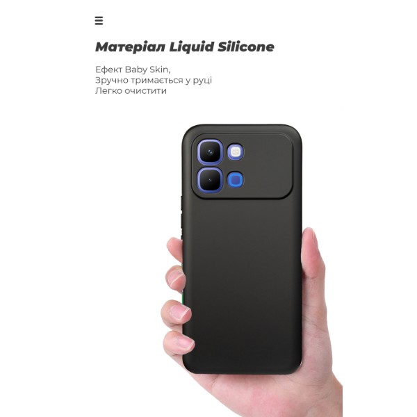 Фото - Чехол для смартфона Armorstandart ICON for Infinix Note Edge 5G Camera cover Black (ARM91855)