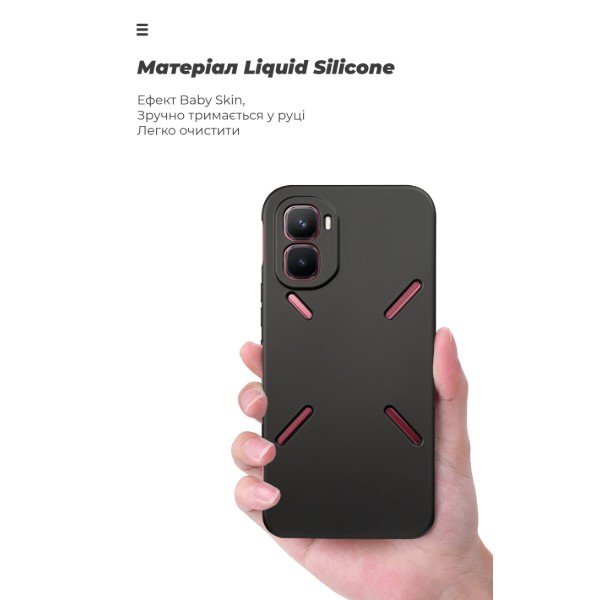Фото - Чехол для смартфона Armorstandart ICON for Infinix GT 50 Pro 5G Camera cover Black (ARM91856)