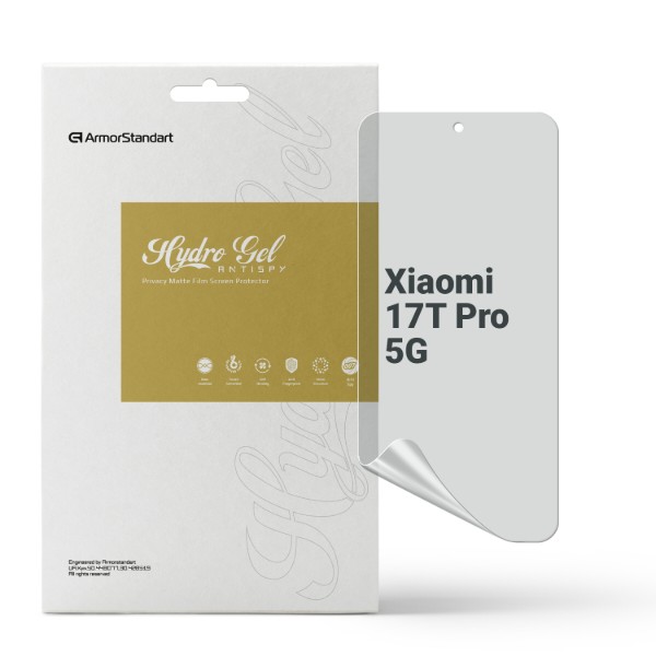 Фото - Защитная пленка для смартфона Armorstandart Anti-spy for Xiaomi 17T Pro 5G (ARM90950)