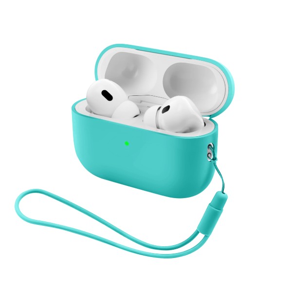 Фото - Чехол для наушников Armorstandart Silicone Case with straps for Apple AirPods Pro 3 Mint (ARM91282)